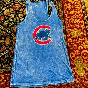 5th & Ocean Tie Dye Cubs Tank Size S